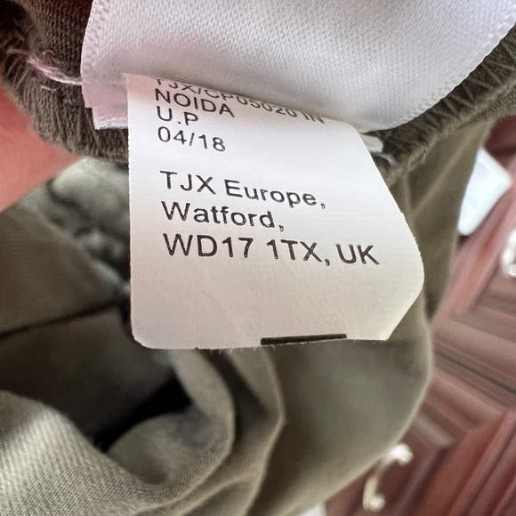 TJX Europe 24M Green, White, and Pink Flowy Girls Tank Top Blouse - Picture 4 of 5